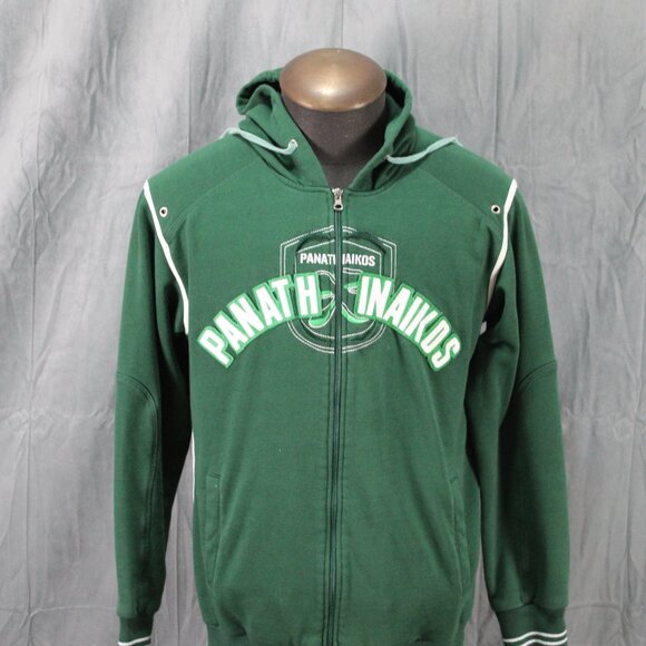 Soccer Hoodie - Panathinaikos FC Crested Logo - Men's Large - Picture 3 of 7